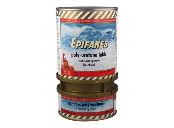 EPIFANES Polyretane Klarlakk, Silkematt 2-komp., 750 g